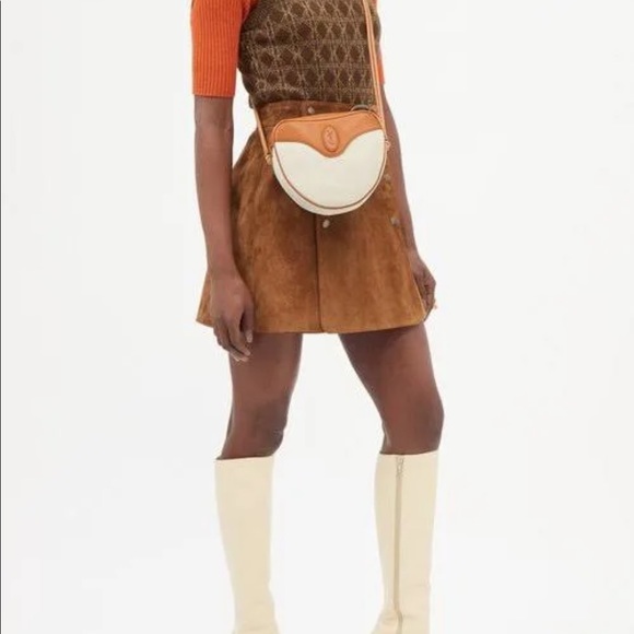 NWT Saint Laurent Canvas Sac Coeur Crossbody Bag - Picture 5 of 10